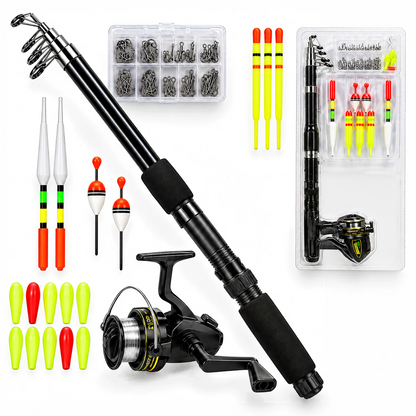 Set Pesca 120Pcs Caña De Pescar Telescopica Cañas Pesca