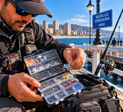 Kit Señuelos Pesca caja Organizadora Pesca Señuelos 191pz