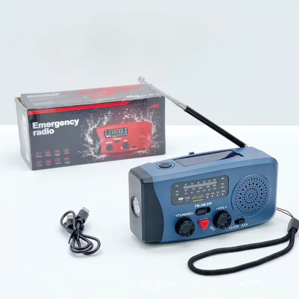 Radio Solar Radio Emergencia Linterna Radio Dinamo Usb Fm Am