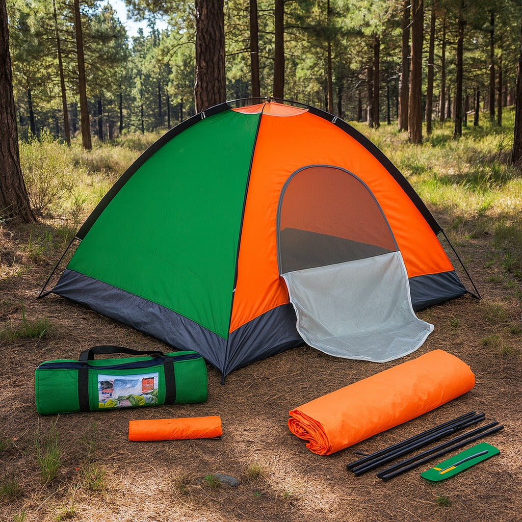 Carpa Camping Carpa 3 Personas Carpa Impermeable 1.6x2x1mts