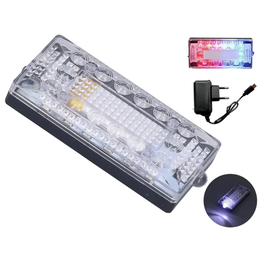 Baliza Corporal Baliza Led Sirena Linterna Recargable Baliza