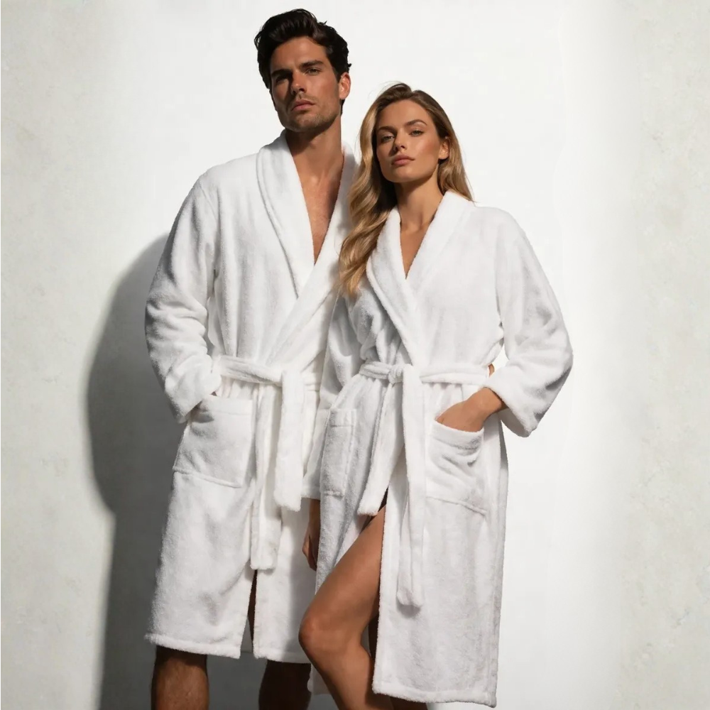 Bata De Baño Tipo Spa Hombre Mujer Bata Unisex