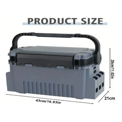 Caja Pesca Porta Señuelos Caja Organizadora Pesca 43x28x25cm