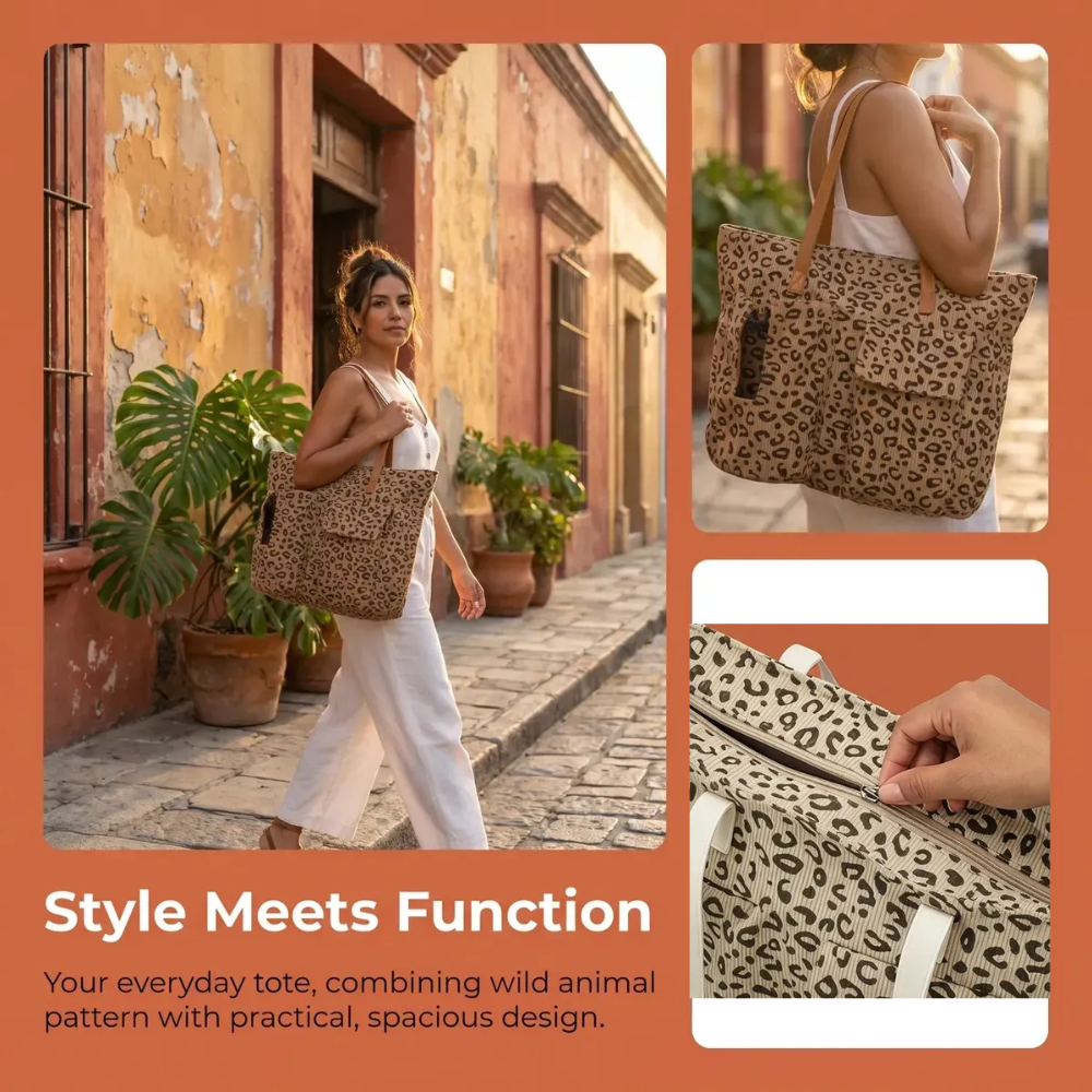 Bolso Cartera Tote Bag Bolso De Cotele Cartera Bolsa Mujer
