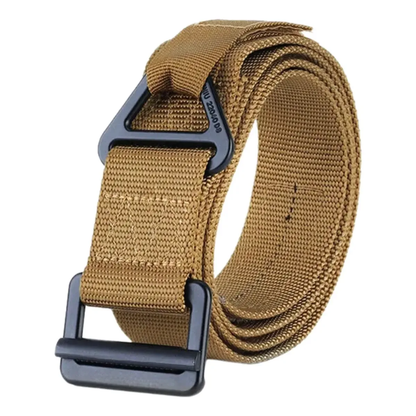 Cinturon Tactico Militar Cinturon Militar Metal Ranger Negro Lisa 120x3.8cm