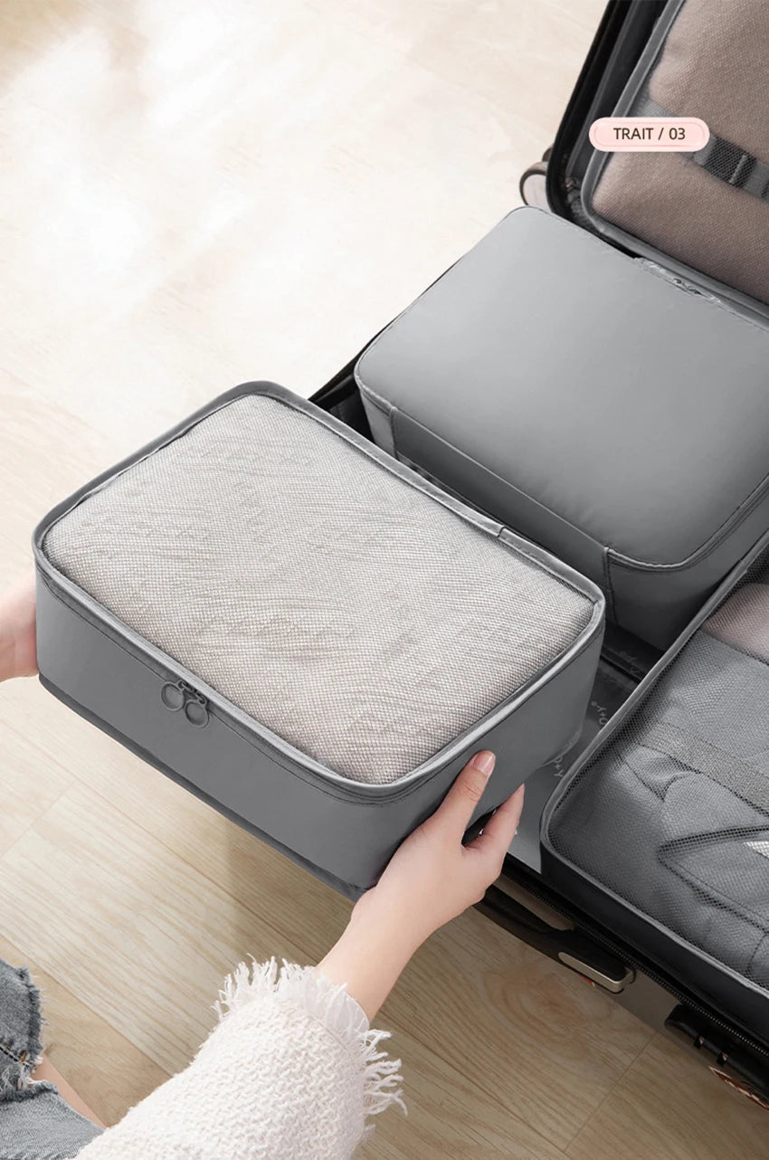 Set 7 Organizadores Equipaje Maleta Bolso Organizador Viaje