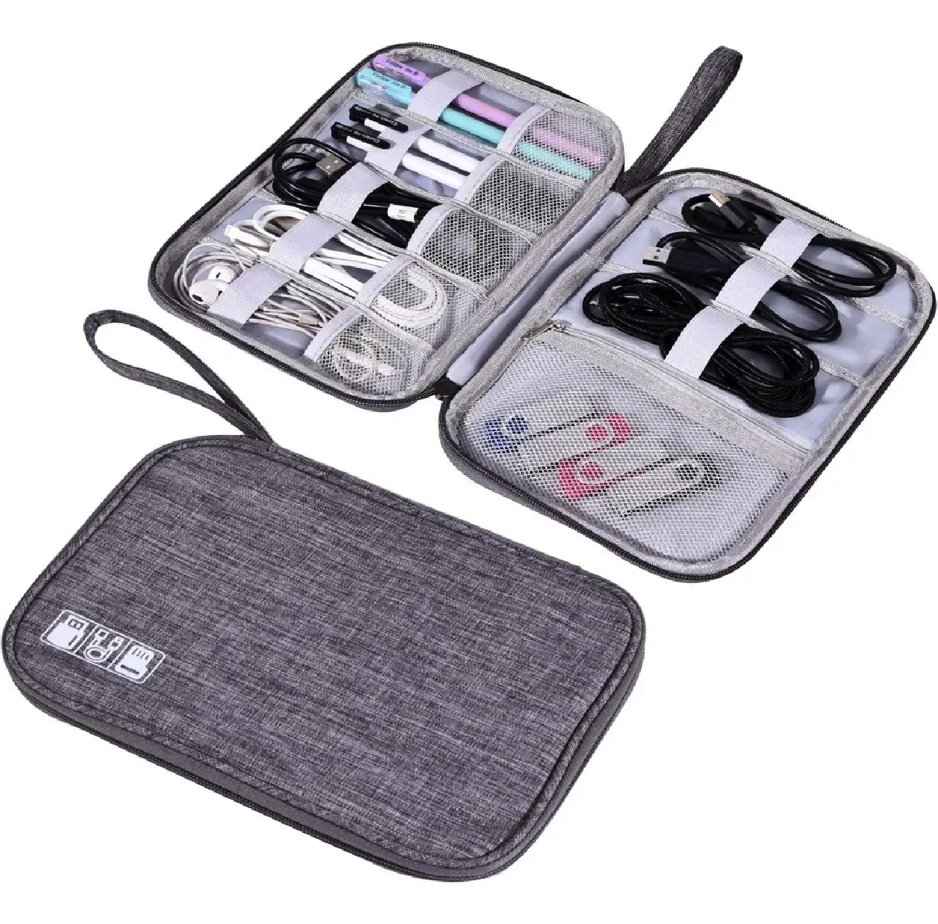 Organizador Cables Viaje Bolso Organizador Viaje 25x19x2cm