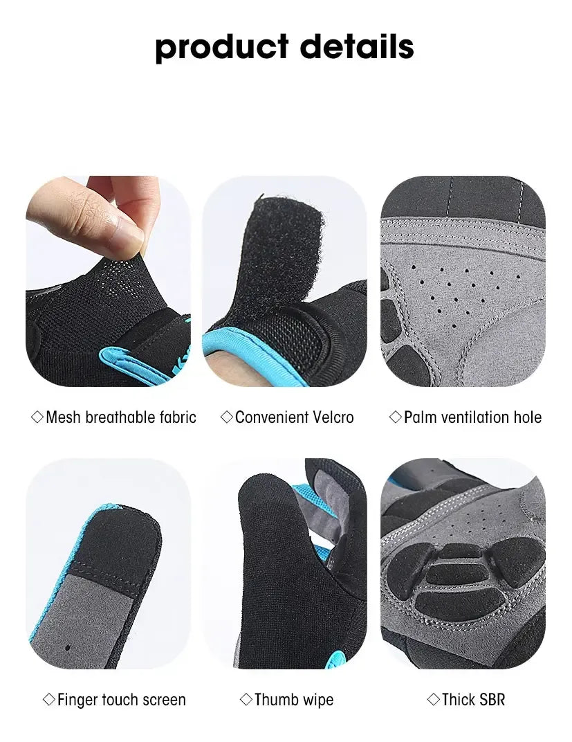 Guantes Ciclismo Bicicleta Guantes Touch Palma Anti Golpes