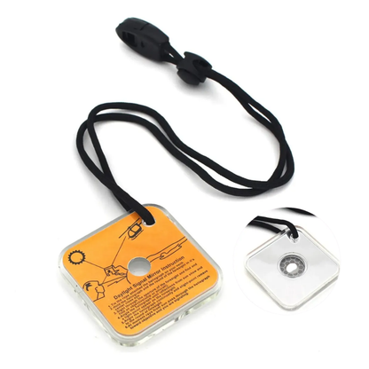 Accesorio Supervivencia Espejo Accesorio Camping Con Silbato
