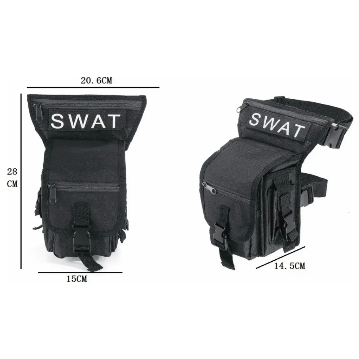 Muslera Tactica Bolso Swat Outdoor Banano Pierna Airsoft