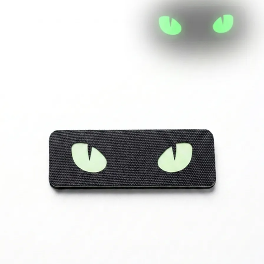 Parche Tactico Militar Parche Ojo Gato Fluorescente Velcro