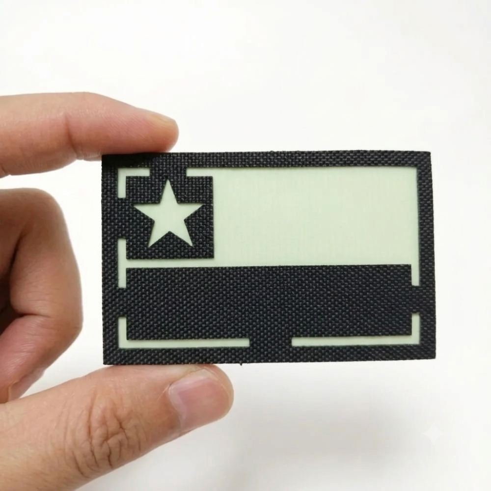 Parche Tactico Militar Parche Chile Velcro Fluorescente