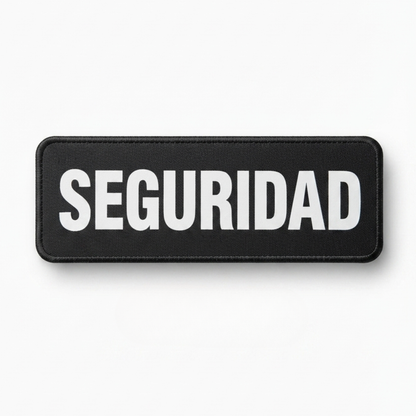 Parche Tactico Militar Parche Seguridad Reflectante Velcro 25.5x9cm