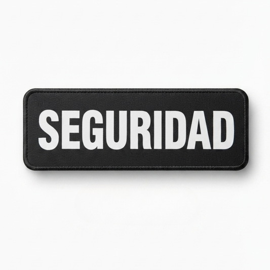 Parche Tactico Militar Parche Seguridad Reflectante Velcro 25.5x9cm