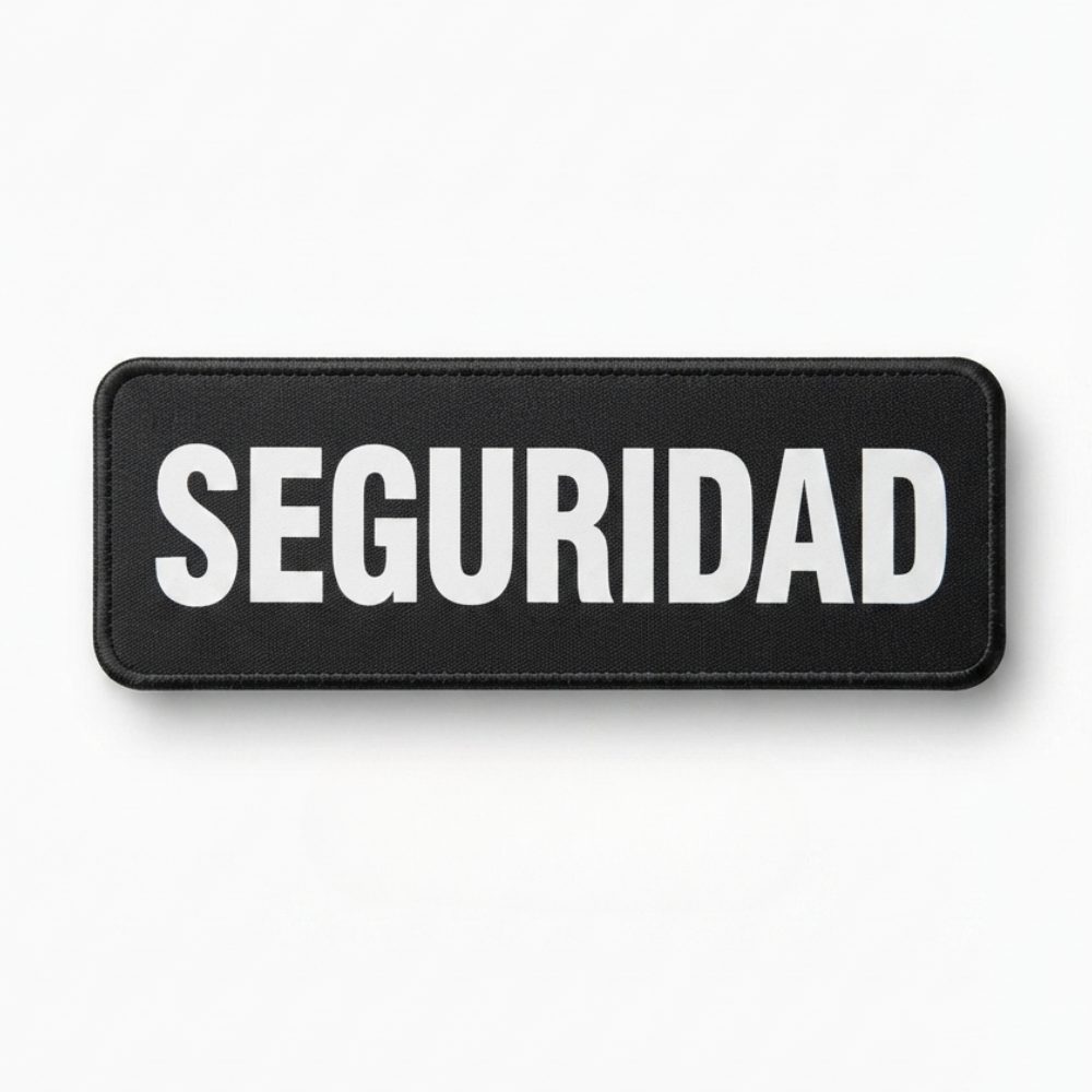 Parche Tactico Militar Parche Reflectante Seguridad Velcro 13x5cm