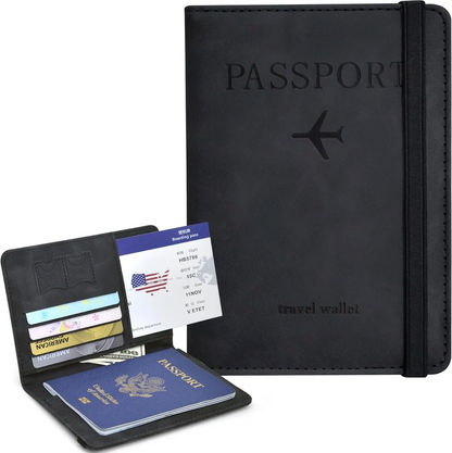 Porta Pasaporte Porta Documentos Portapasaporte Viaje Rfid