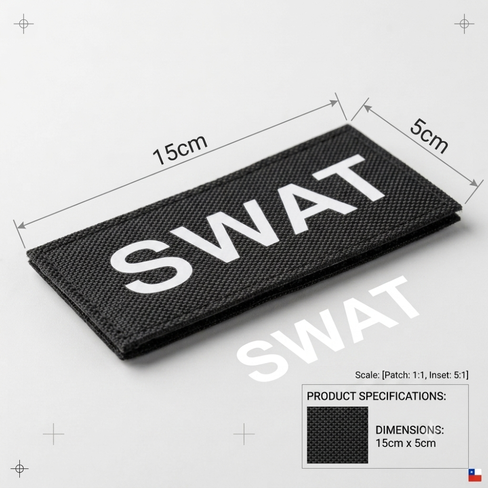 Parche Tactico Swat Parche Militar Parche Swat Parche Velcro