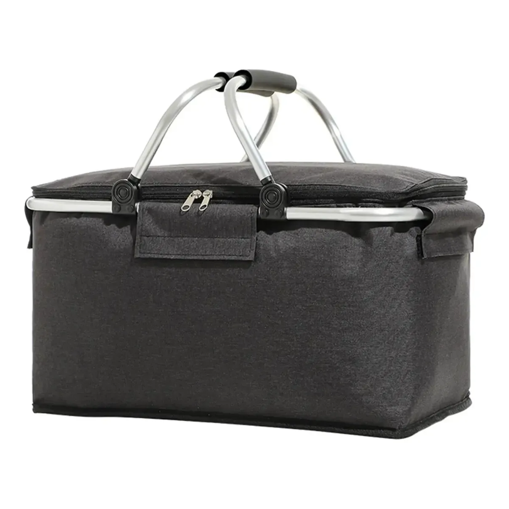 Canasto De Picnic Cesta Termica Picnic Impermeable 40x23x20