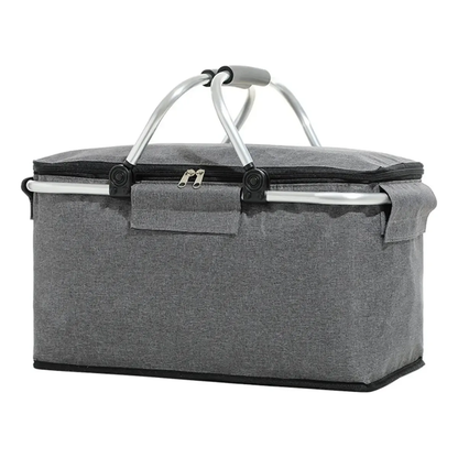 Canasto De Picnic Cesta Termica Picnic Impermeable 40x23x20