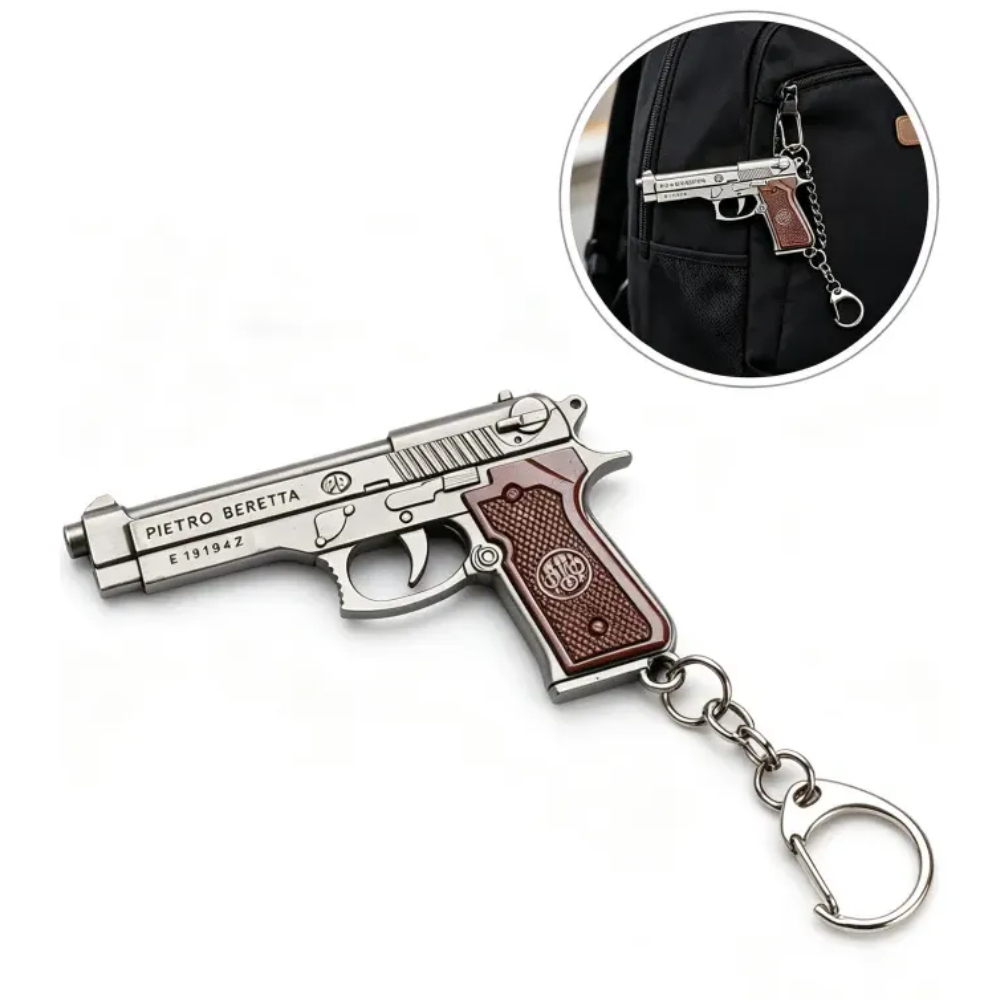 Llavero Forma Pistola Mini Llaveros Armas En Miniaturas