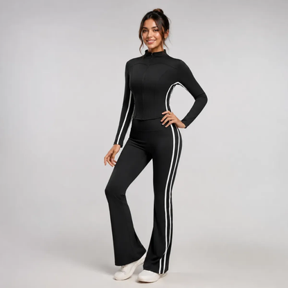 Conjunto Deportivo Mujer 2 Piezas Buzo Poleron Gym Moda