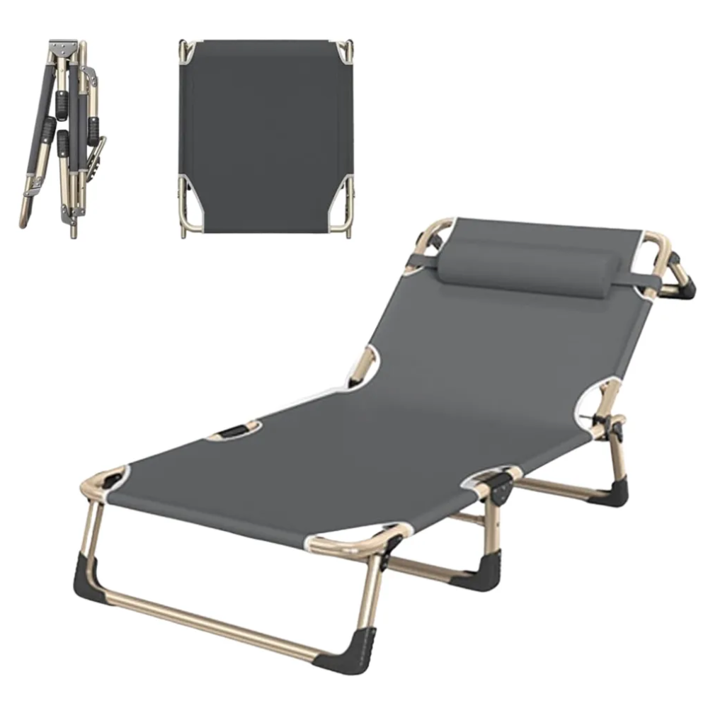 Silla Playa Plegable Cama Plegable Camping Reposera 190x68cm