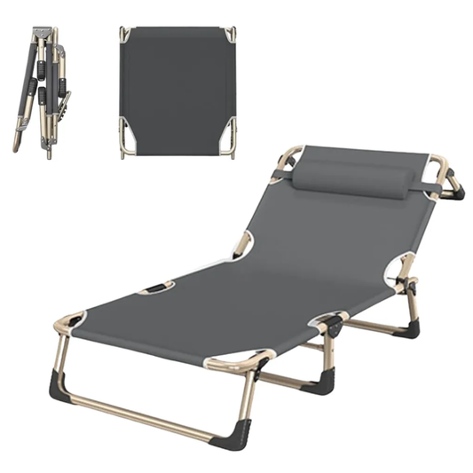Silla Playa Plegable Cama Plegable Camping Reposera 190x68cm