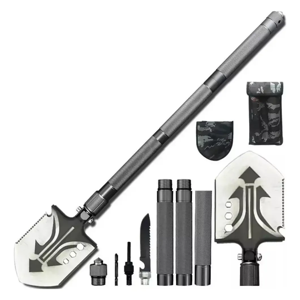Pala Camping Pala Plegable Camping Pala Supervivencia 10en1